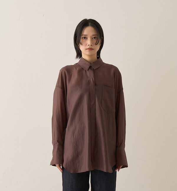 Rouge vif「【新色登場】バックツイストシャツ」|シャツ・ブラウス|