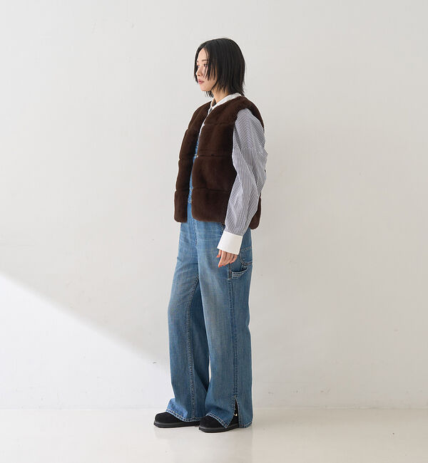 Rouge vif「エコファージレ」|ダウンベスト・ベスト|