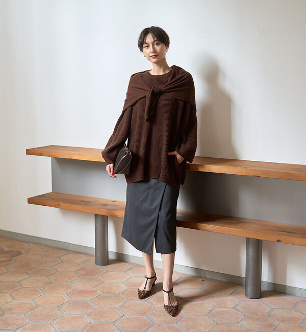 Rouge vif「ウールライクデザインスカート」|スカート|