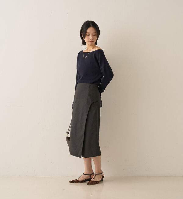 Rouge vif「ウールライクデザインスカート」|スカート|