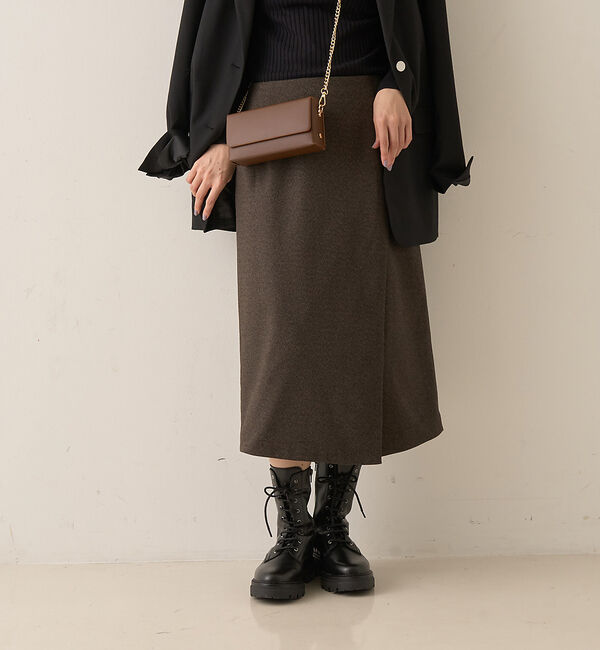 Rouge vif「ウールライクデザインスカート」|スカート|