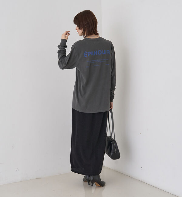 Rouge vif「ガーメントダイロゴロンTシャツ」|Tシャツ・カットソー|