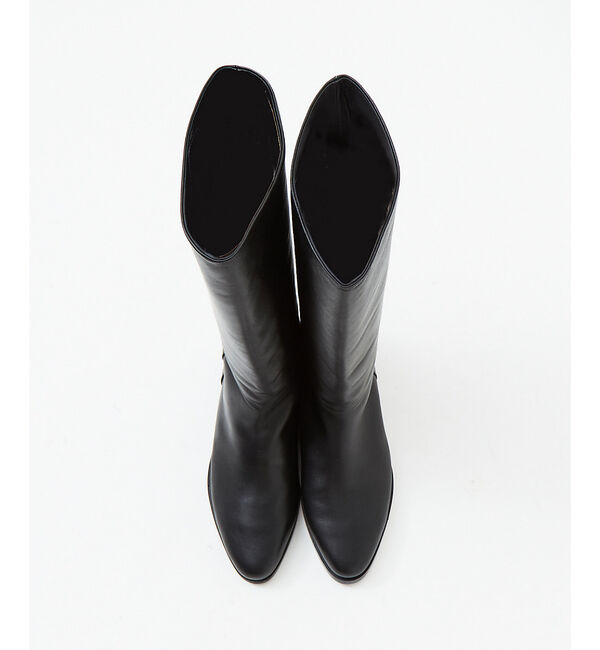 Rouge vif「【REMME／レメ】フラットインソールロングブーツ」|ショートブーツ|