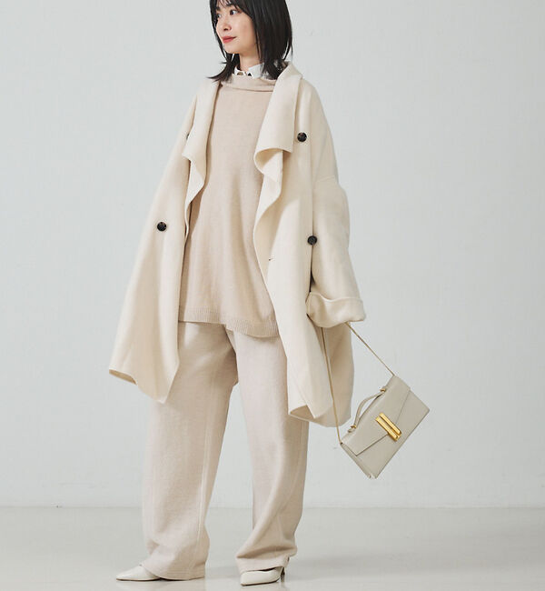 Rouge vif「【2サイズ展開】ウール混変形リバーコート」|その他|