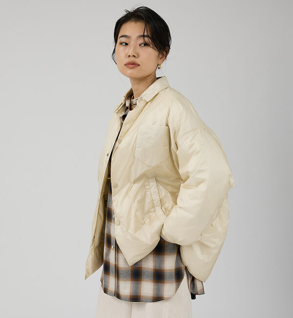 Rouge vif「オンブレーチェックオーバーシャツ」|シャツ・ブラウス|