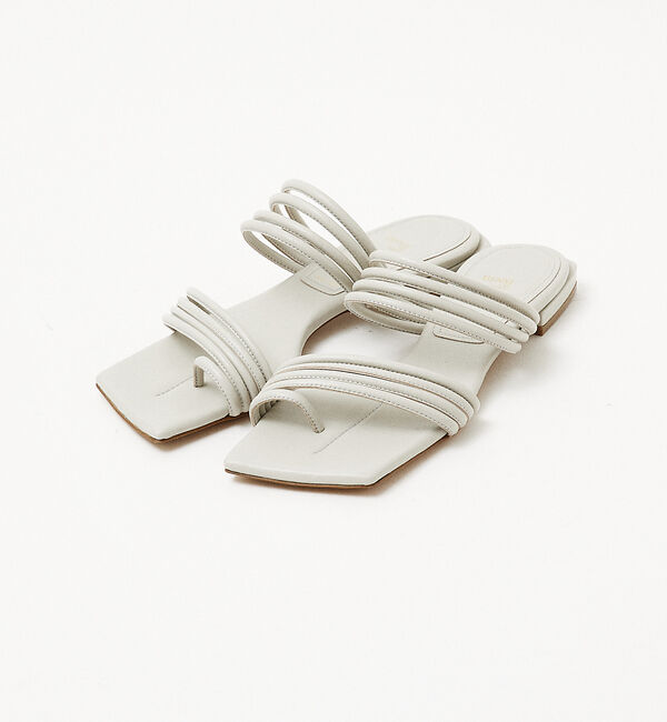 qualite「【HENRI EN VARGO】IRIS フラットサンダル」|サンダル|