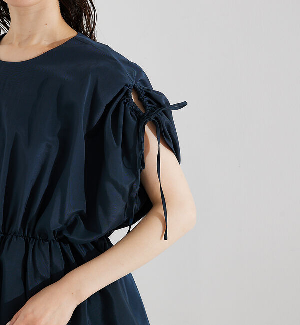 qualite「ボリュームギャザータックTOP」|シャツ・ブラウス|