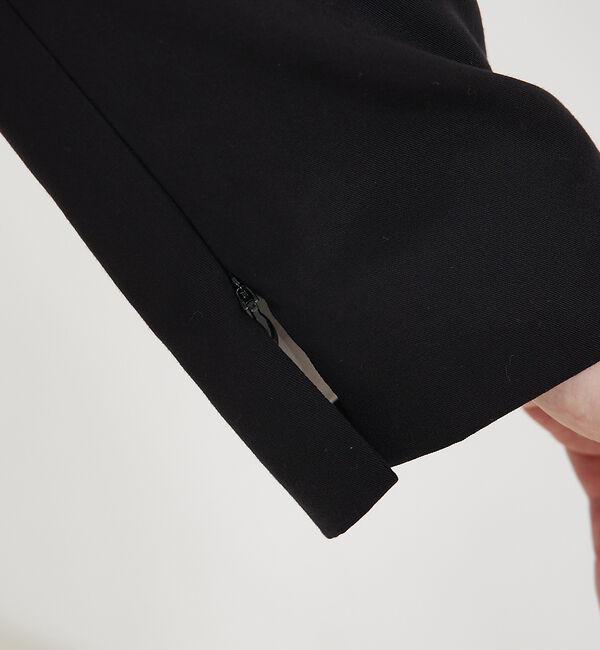 qualite「【Oggi・CLASSY掲載】袖コンシールあきJK」|ノーカラージャケット|