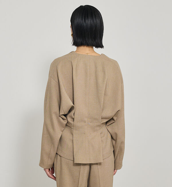 qualite「【セットアップ対応】ツイードカーデジャケット」|その他|