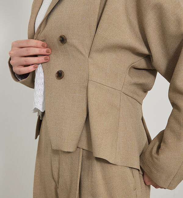 qualite「【セットアップ対応】ツイードカーデジャケット」|その他|