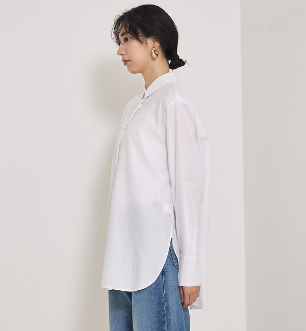 qualite「袖スリットレギュラーシャツ」|シャツ・ブラウス|