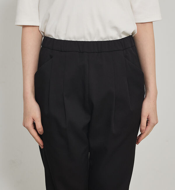 qualite「【2WAYタックパンツシリーズ新素材！】ウォームサテンタックパンツ」|その他|