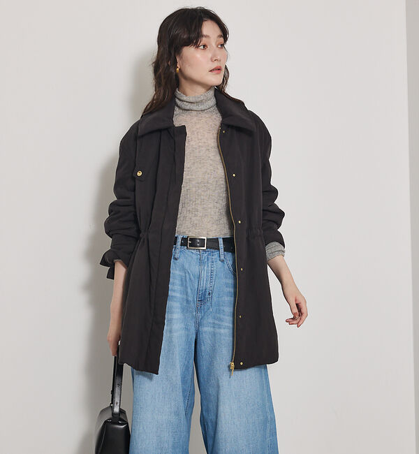 qualite「【冬の主役レイヤード】ウールカシミアシアータートルニット」|ニット・セーター|