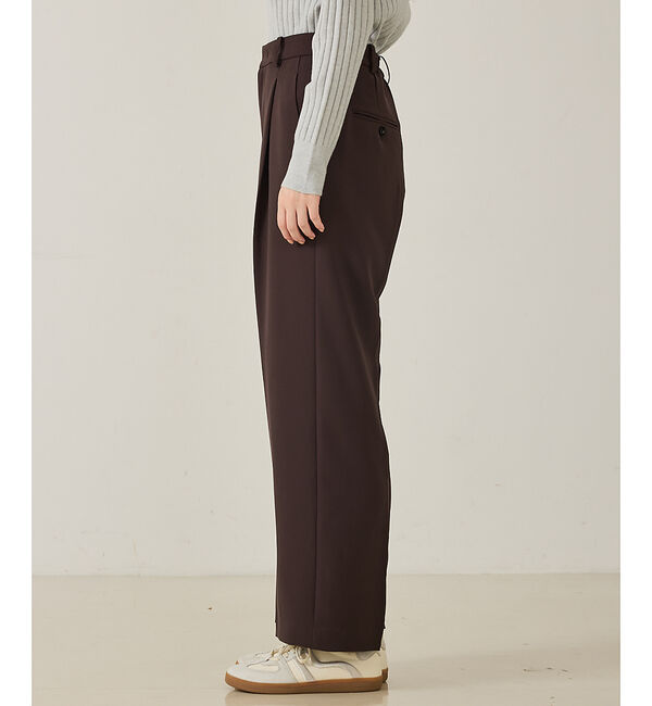 qualite「【セットアップ対応】センタープレスストレートパンツ」|その他|