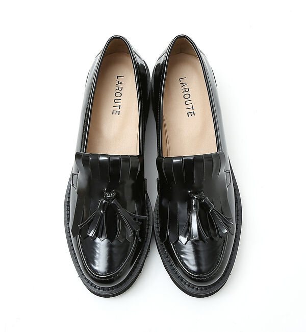 AU BANNISTER「【LAROUTE】ボリュームソールローファー」|ローファー|