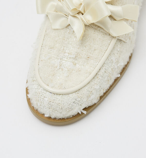 AU BANNISTER「ラグジュアリーツィードローファー」|ローファー|