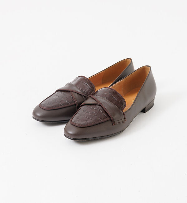 AU BANNISTER「撥水レザーローファー」|ローファー|