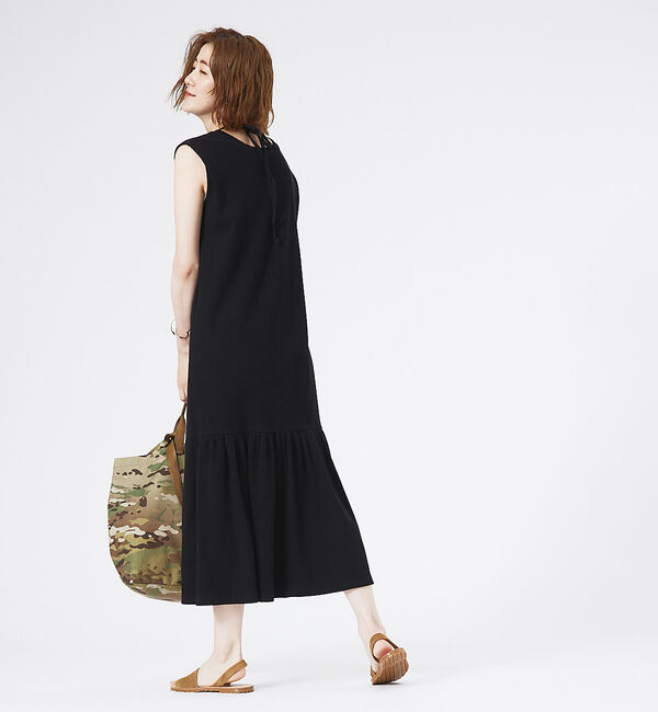 abahouse mavie「【大人のいちまんワンピ】カットリブレイヤード風ワンピ」|ワンピース|