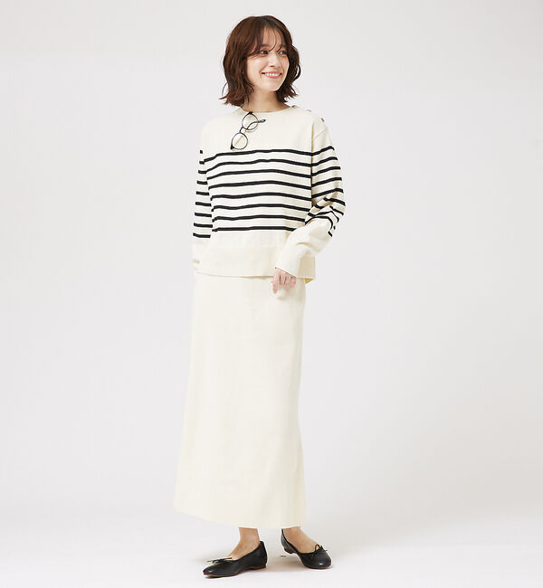 abahouse mavie「【セットアップ対応】セミフレアニットスカート」|スカート|