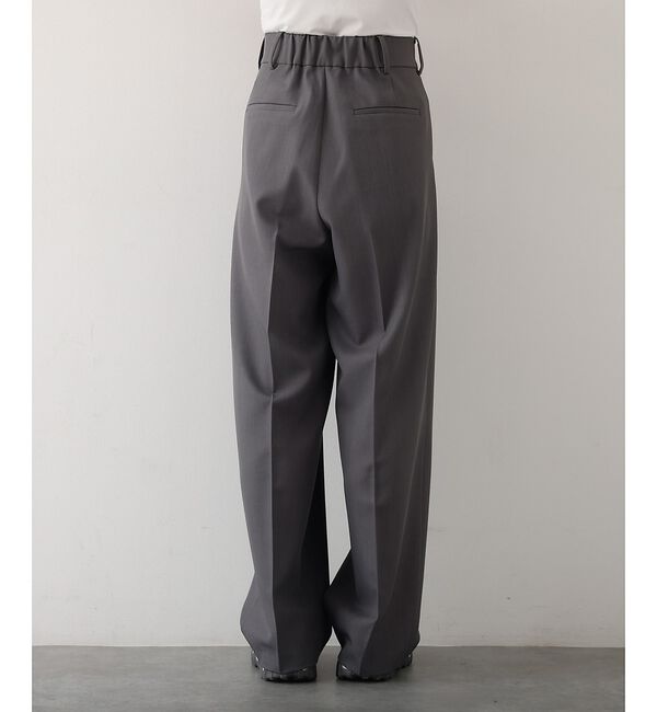 abahouse mavie「【後ろウエストゴム】タックワイドスラックス　m_01/シーズンレス/メンズライク」|その他|
