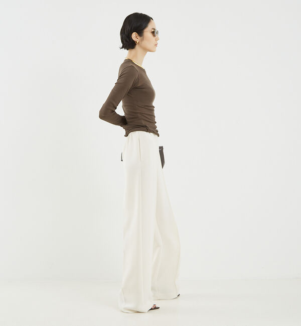 The Store by C' 「【NINETY PERCENT】ANIS SOFT RIB LONG SLEEV」|Tシャツ・カットソー|