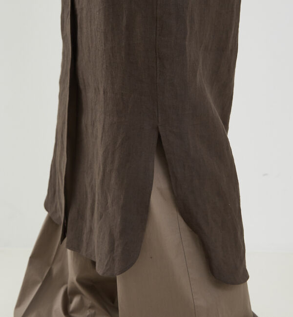 The Store by C' 「【COCUCA】リネンシャツワンピース」|ワンピース|