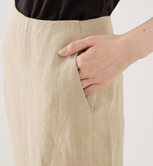 The Store by C' 「【COCUCA】リネンストレートスカート」|スカート|