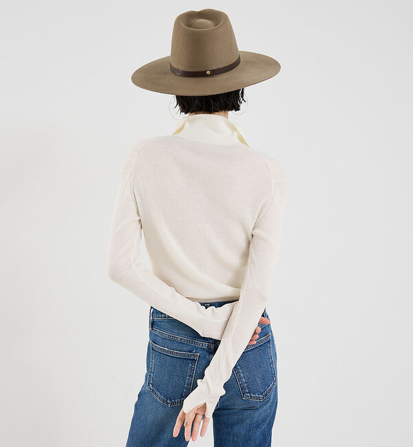 The Store by C' 「【COCUCA】シアーリブニット」|ニット・セーター|