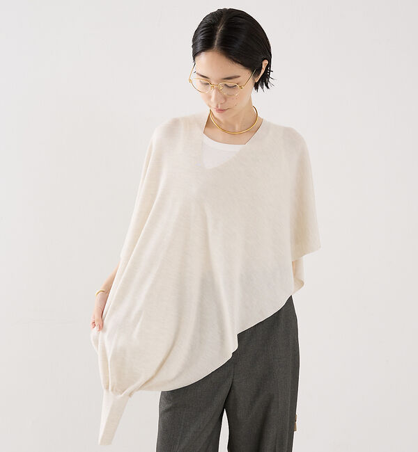 The Store by C' 「【COCUCA】ストールニット」|ニット・セーター|オフホワイト