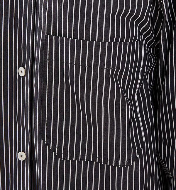 The Store by C' 「【TOTEME】STRIPED KIMONO-SLEEVE SHIRTDRESS」|ワンピース|