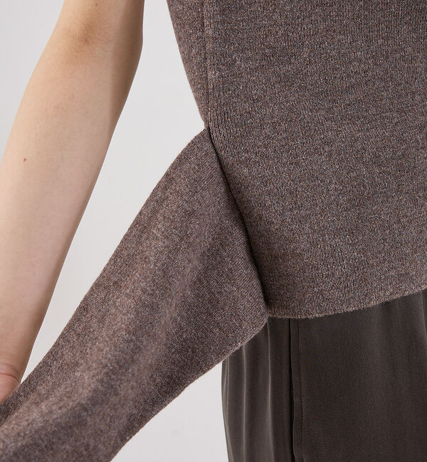 The Store by C' 「【ROHE】double-layered knit top／3WAYニットプルオ」|ニット・セーター|