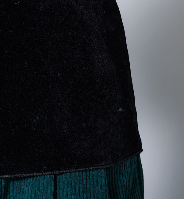 NOMINE「【miry dcera】ベロアシースルーボトルネックカットソー」|Tシャツ・カットソー|