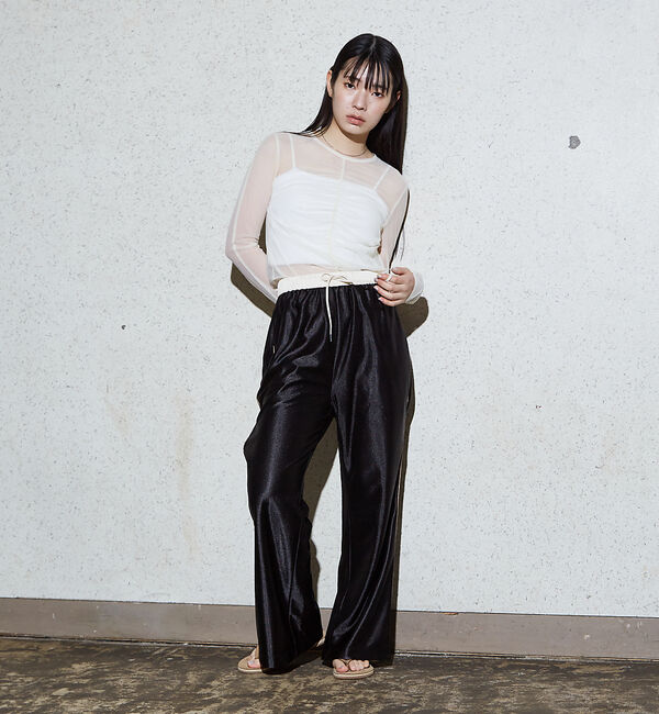 NOMINE「フロントシャーリング シアー ロンT」|Tシャツ・カットソー|