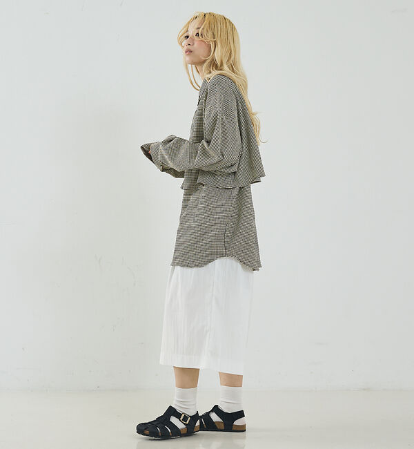 NOMINE「【ユニセックス】ロングヨーク オーバーサイズ シャツ」|シャツ・ブラウス|