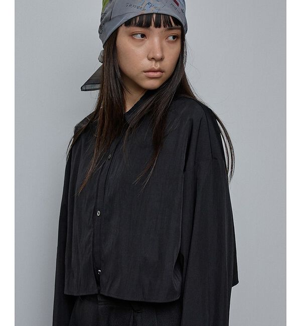 NOMINE「【ユニセックス】ロングヨーク オーバーサイズ シャツ」|シャツ・ブラウス|