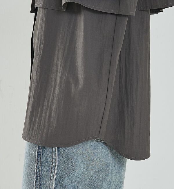 NOMINE「【ユニセックス】ロングヨーク オーバーサイズ シャツ」|シャツ・ブラウス|