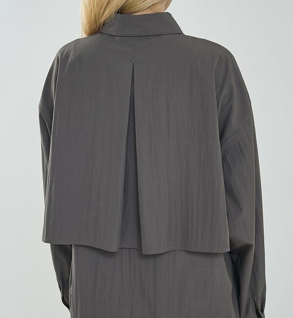 NOMINE「【ユニセックス】ロングヨーク オーバーサイズ シャツ」|シャツ・ブラウス|