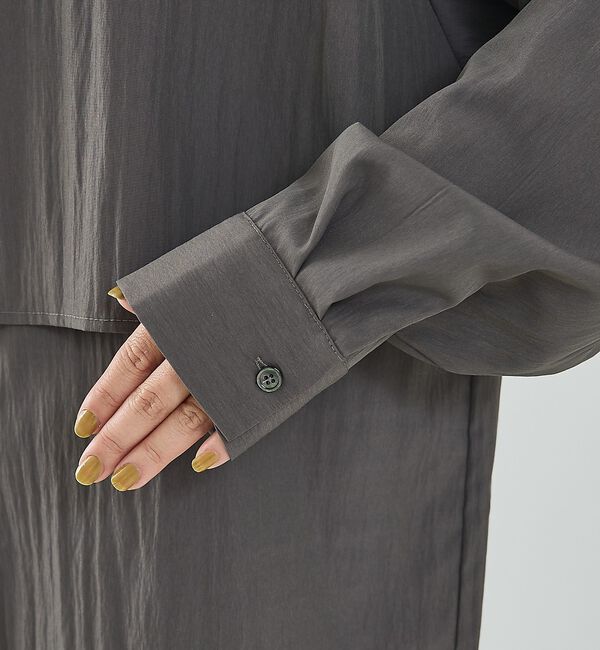 NOMINE「【ユニセックス】ロングヨーク オーバーサイズ シャツ」|シャツ・ブラウス|