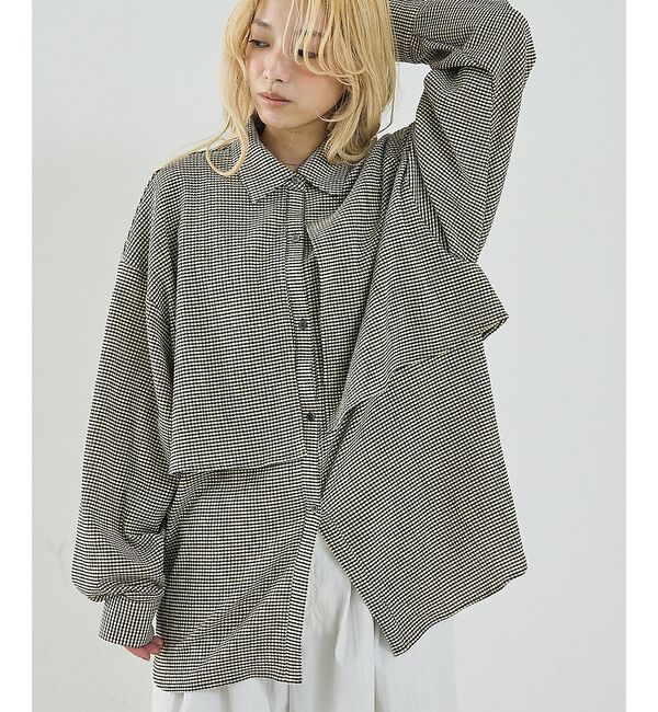 NOMINE「【ユニセックス】ロングヨーク オーバーサイズ シャツ」|シャツ・ブラウス|その他