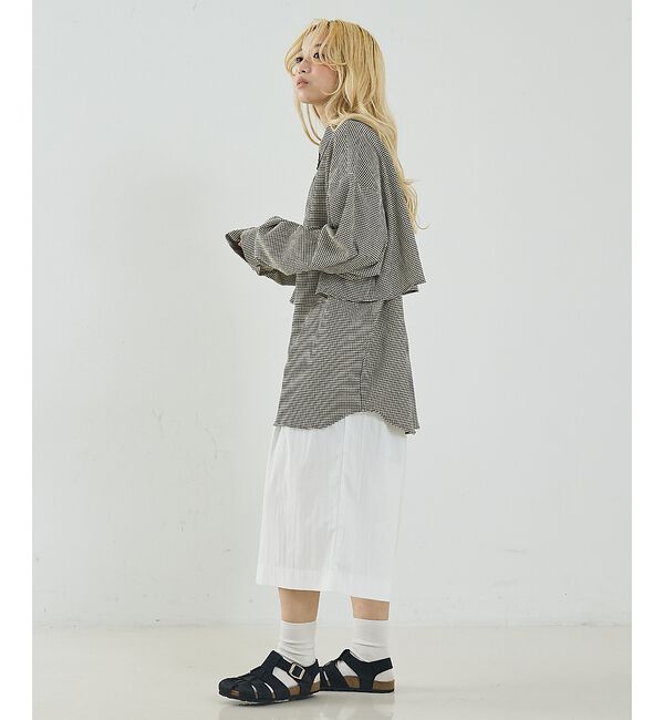 NOMINE「【ユニセックス】ロングヨーク オーバーサイズ シャツ」|シャツ・ブラウス|