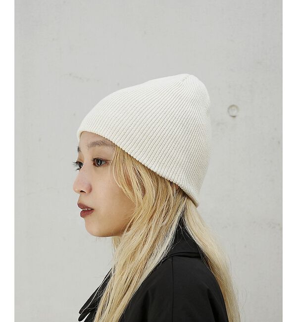 NOMINE「コットン ビーニー/ニット帽」|その他|アイボリー