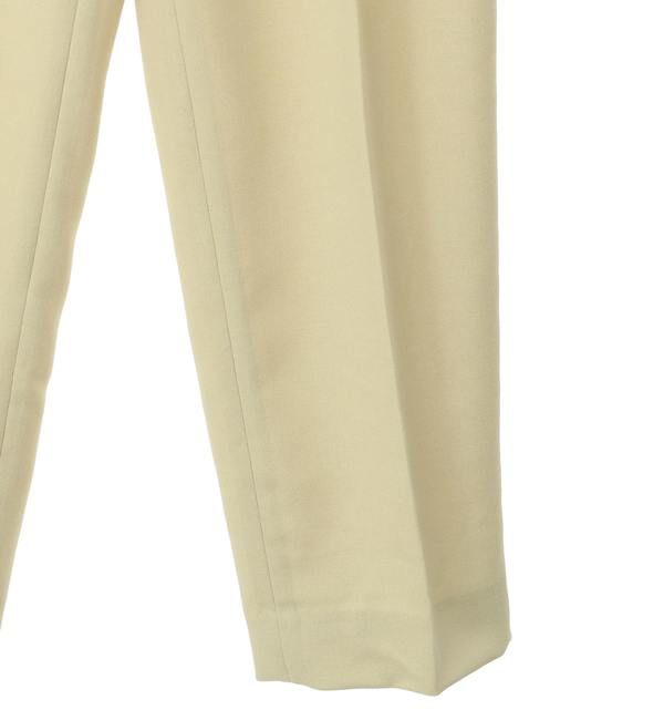 TIARA「ベルテッドハイウエストテーパードパンツ（セットアップ可）」|スラックス|