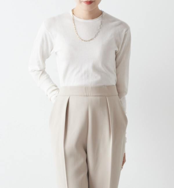 Liesse「ハイゲージニット」|ニット・セーター|アイボリー