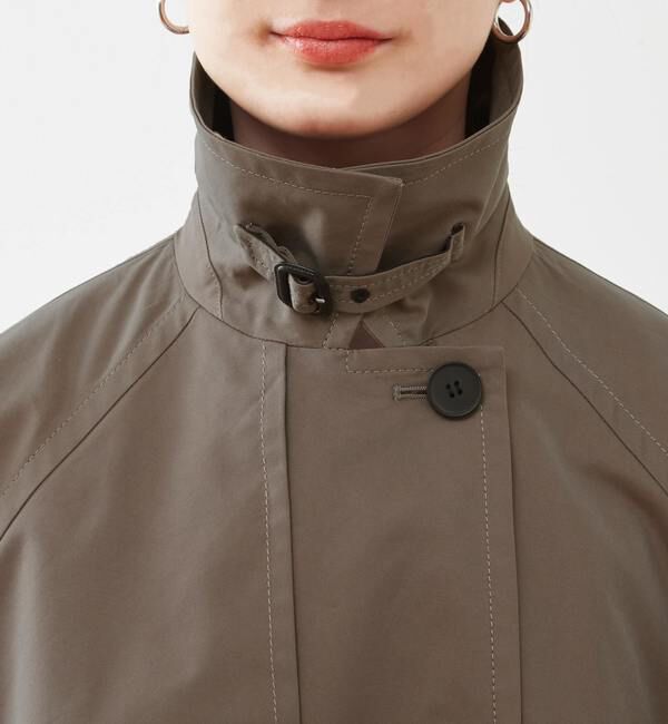 Soffitto「【定番アレンジ】サイドスリットシャンブレートレンチコート」|トレンチコート|