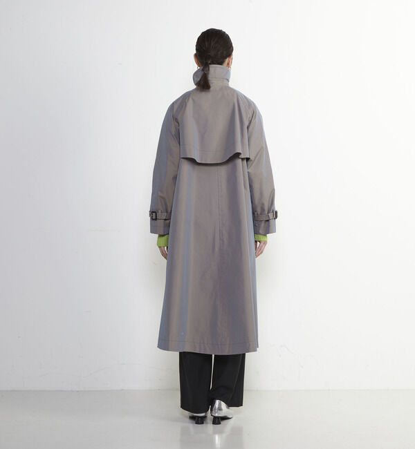 Soffitto「【定番アレンジ】サイドスリットシャンブレートレンチコート」|トレンチコート|