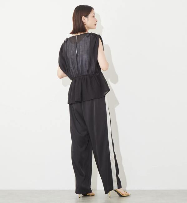 Soffitto「ギャザーペプラムブラウス」|シャツ・ブラウス|