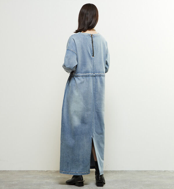 SOFFITTO「ミニ裏毛デニムワンピース」|ワンピース|