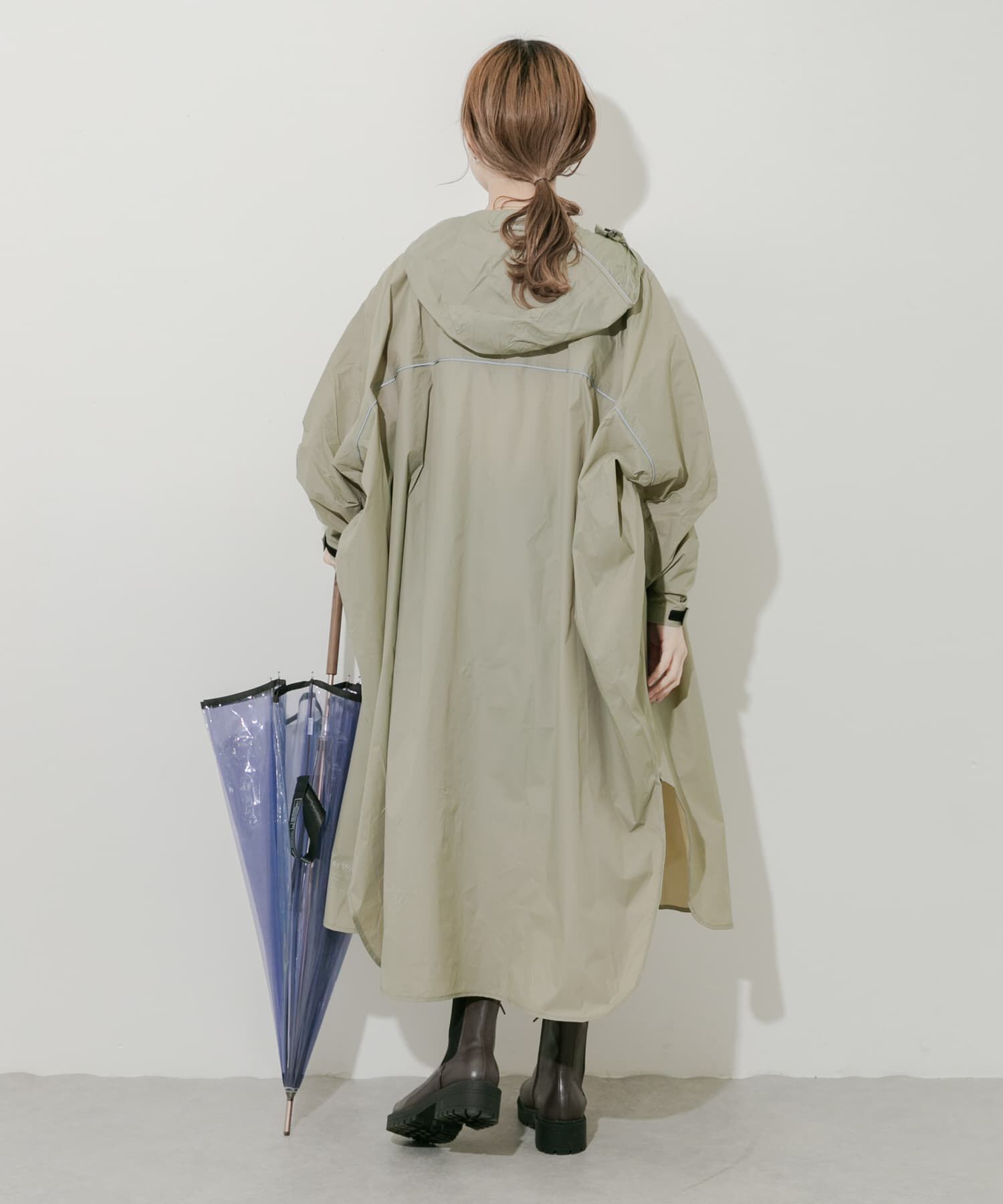 SMELLY「『WEB限定』『ユニセックス』Wpc.　バイシクルスリーブポンチョ」|ポンチョ・ケープ|