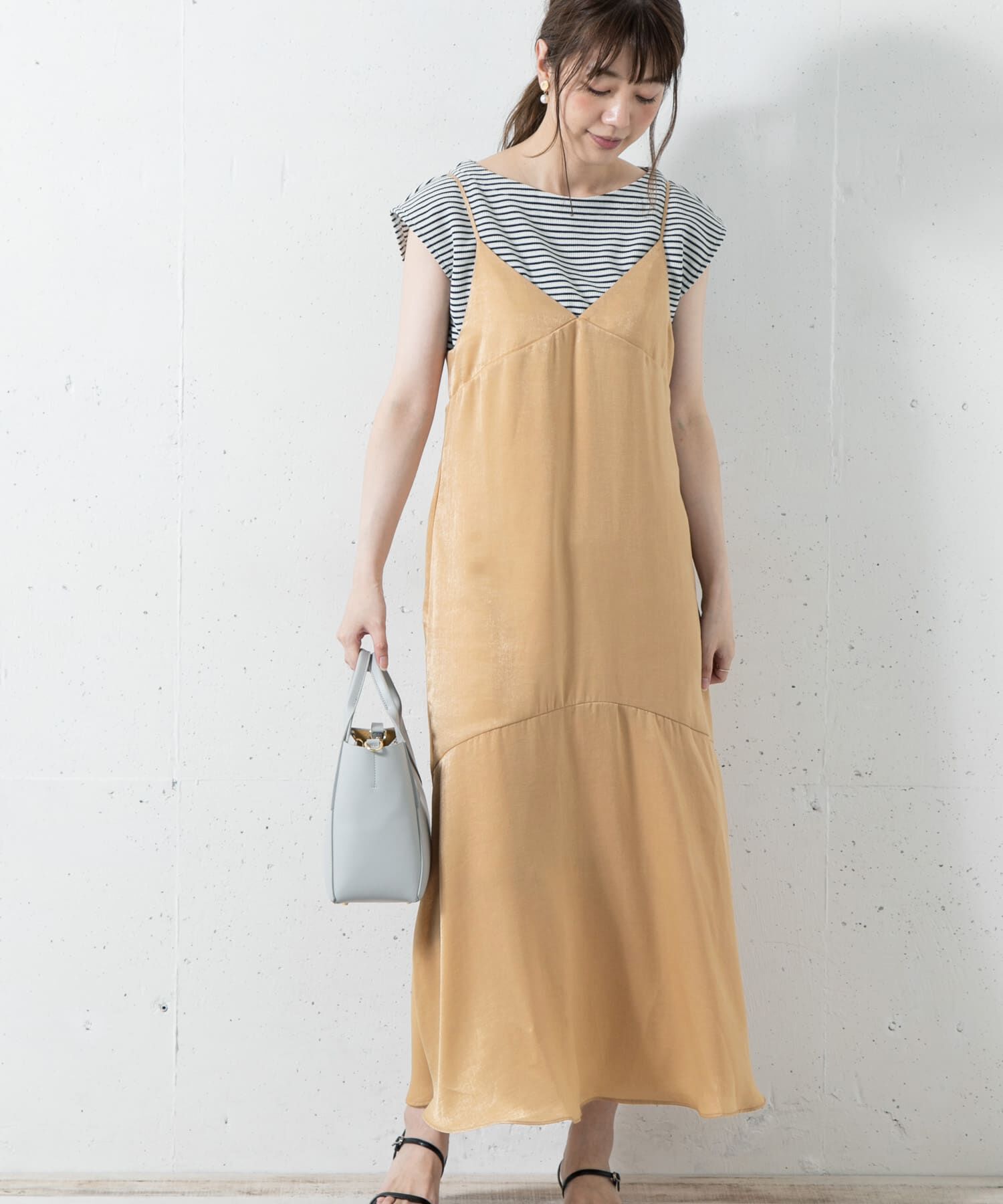 Sonny Label 「ヴィンテージサテンキャミソールワンピース」|ワンピース|ホワイト系その他