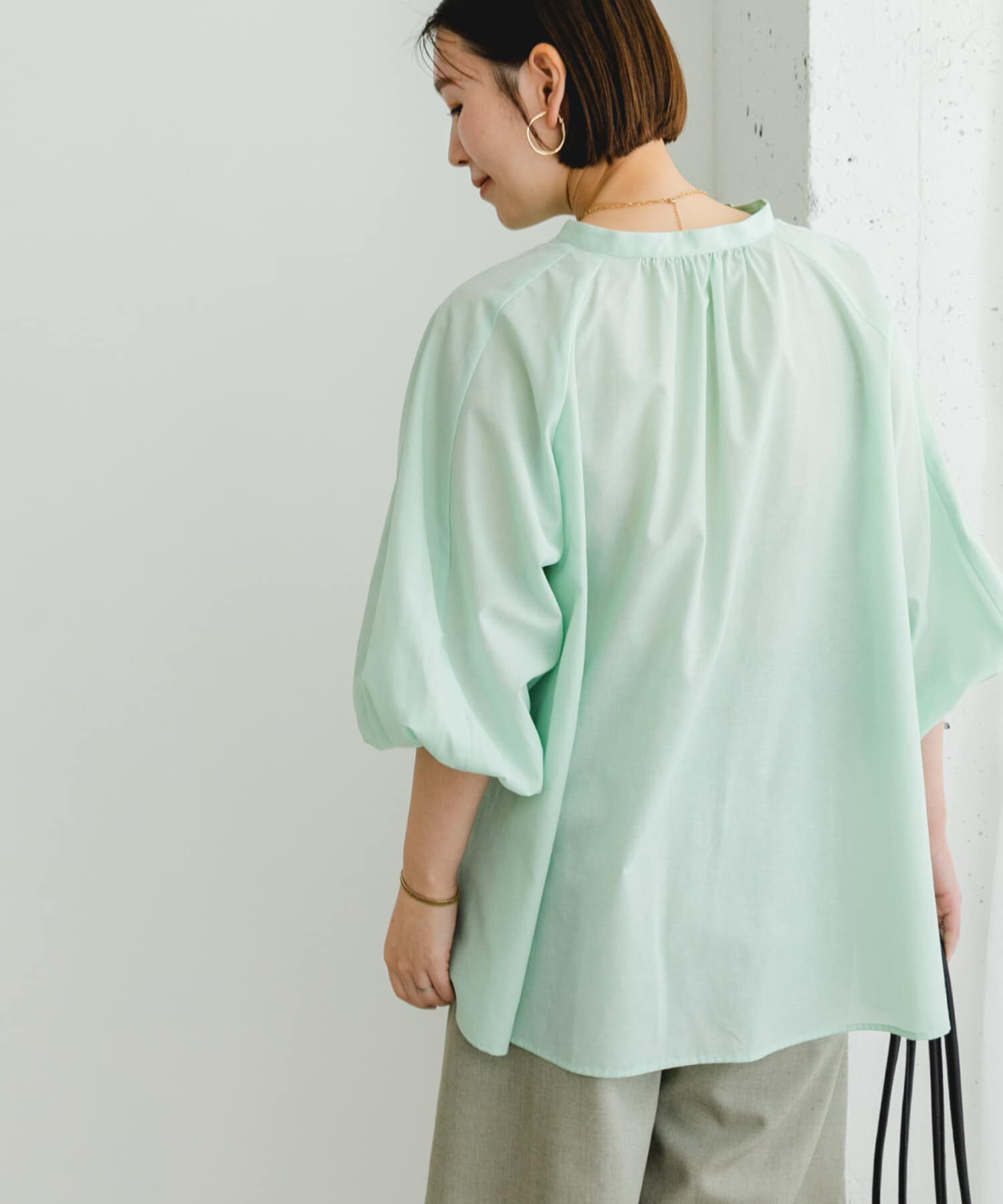 URBAN RESEARCH ROSSO「『UR TECH』F by ROSSO　イージーリネンボリュームブラウス」|シャツ・ブラウス|